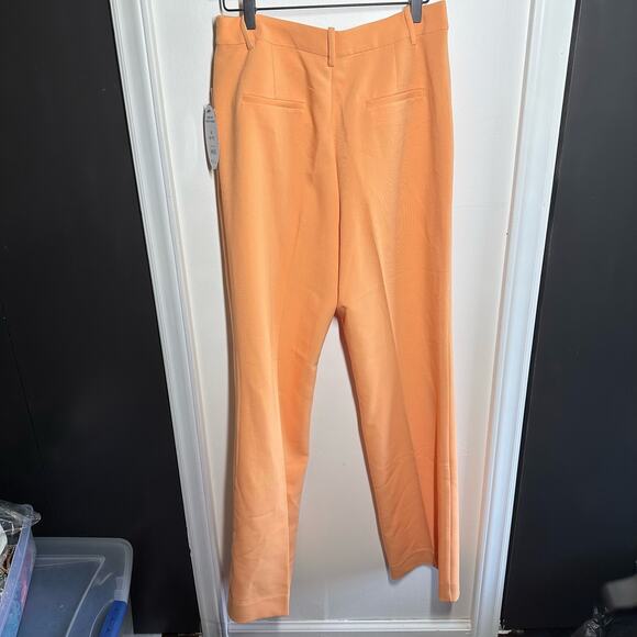 NEW Scoop Orange High Waisted Trouser Pants Size Medium - Picture 7 of 12